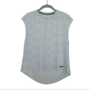 Nike Dri-FIT Nike Air Logo High Low Hem Running Tank Sleeveless Shirt Small